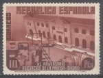 Stamps Spain -  ESPAÑA 709 XL ANIVERSARIO ASOCIACION DE LA PRENSA