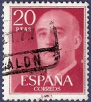 Stamps Spain -  Edifil 2228 Serie básica Franco 20