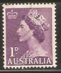Stamps Australia -  REINA   ELIZABETH   II