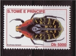 Stamps Africa - S�o Tom� and Pr�ncipe -  Serie insectos