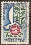 Stamps : Europe : France :  Federación Mundial de Veteranos, París 1961.