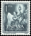 Stamps Spain -  ESPAÑA SEGUNDO CENTENARIO Nº 1117 ** VERDE OSCURO CONGRESO EUCARISTICO 