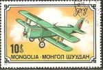 Stamps Mongolia -  BIPLANO