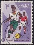 Stamps : Africa : Ghana :  Futbol