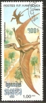 Stamps Cambodia -  ANIMALES  PREHISTÒRICOS.  RHAMPHORHYNCHUS