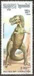 Sellos del Mundo : Asia : Camboya : ANIMALES  PREHISTÒRICOS.  TARBOSAURUS