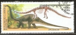 Stamps Cambodia -  ANIMALES  PREHISTÒRICOS.  DIPLODOCUS