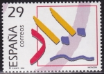 Stamps Spain -  Deportes Olimpicos de Oro - Natacion