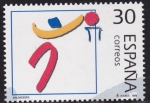 Stamps Spain -  Deportes Olimpicos de Plata - Baloncesto