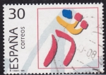 Stamps Spain -  Deportes Olimpicos de Plata - Boxeo