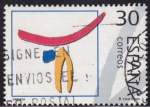 Stamps Spain -  Deportes Olimpicos de Plata - Gimnasia