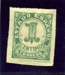 Stamps Spain -  Cifras, Cid e Isabel. Cifra