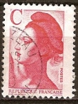 Stamps France -  Liberty (Libertad de guiar al pueblo de Delacroix).