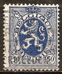Stamps : Europe : Belgium :  Leon heráldico.
