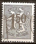 Sellos del Mundo : Europa : Blgica : Número de león heráldico.