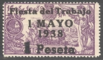 Stamps Spain -  ESPAÑA 762 FIESTA DEL TRABAJO