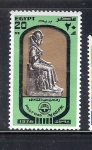 Stamps Egypt -  Arqueología: Estatua del Faraón Ramsés II