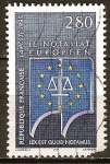 Stamps : Europe : France :  El notariado europeo (Lex est quod notamus)