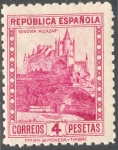 Stamps Spain -  ESPAÑA 771 MONUMENTOS Y AUTOGIRO