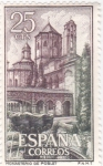 Stamps Spain -  MONASTERIO DE SANTA MARIA DE POBLET  (6)