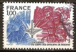 Stamps : Europe : France :  Centenario del Cuerpo de Oficiales de Reserva.