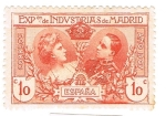 Stamps Spain -  Exposicion de industrias de Madrid