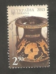 Stamps : Europe : Ukraine :  Jarrón