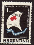 Stamps Argentina -  Cruz Roja