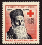 Stamps : America : Chile :  Henry Dunant Cruz Roja