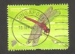 Stamps Singapore -  Libélula