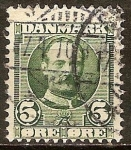 Stamps : Europe : Denmark :  El rey Federico VIII.