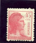 Stamps Spain -  Alegoría de la Republica