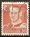 Sellos de Europa - Dinamarca -  El rey Federico IX.