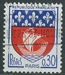 Sellos del Mundo : Europa : Francia : Escudo de París