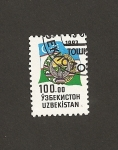 Stamps Uzbekistan -  Escudo