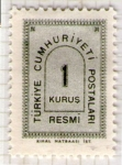 Stamps Turkey -  6 Cifra
