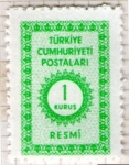 Stamps : Asia : Turkey :  8 Cifra