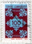 Stamps : Asia : Turkey :  9 Cifra