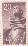 Stamps Spain -  MONASTERIO DE SAN PEDRO DE ALCANTARA   (6)