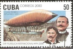 Stamps Cuba -  WIPA  2000.  CHARLES  RENARD  Y  ARTHUR  KREBS  1884