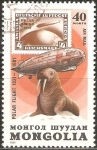 Stamps Mongolia -  50th  ANIVERSARIO  DEL  VUELO  POLAR  DEL  GRAF  ZEPPELIN.  LOBO  DE  MAR.  