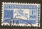 Stamps Europe - Italy -  Pacchi- Sul Lire bollettino.