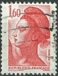 Stamps France -  La Libertad - 1,6