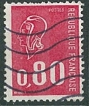 Stamps France -  Marianne tipo Bequet - 0,8 rojo