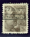 Stamps Spain -  General Franco