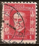 Sellos de Europa - Checoslovaquia -  Tomáš Garrigue Masaryk,1850-1937 ( político , sociólogo y filósofo).