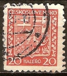 Stamps Czechoslovakia -  Escudo de armas.