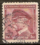 Stamps Czechoslovakia -  Tomáš Garrigue Masaryk,1850-1937 ( político , sociólogo y filósofo).