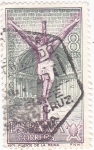 Stamps Spain -  Iglesia del Crucifijo (Puente de la Reina-Navarra-AÑO SANTO COMPOSTELANO (6)