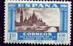 Stamps Spain -  XIX Centenario de la Venida de la Virgen del Pilar a Zaragoza. Basilica del Pilar